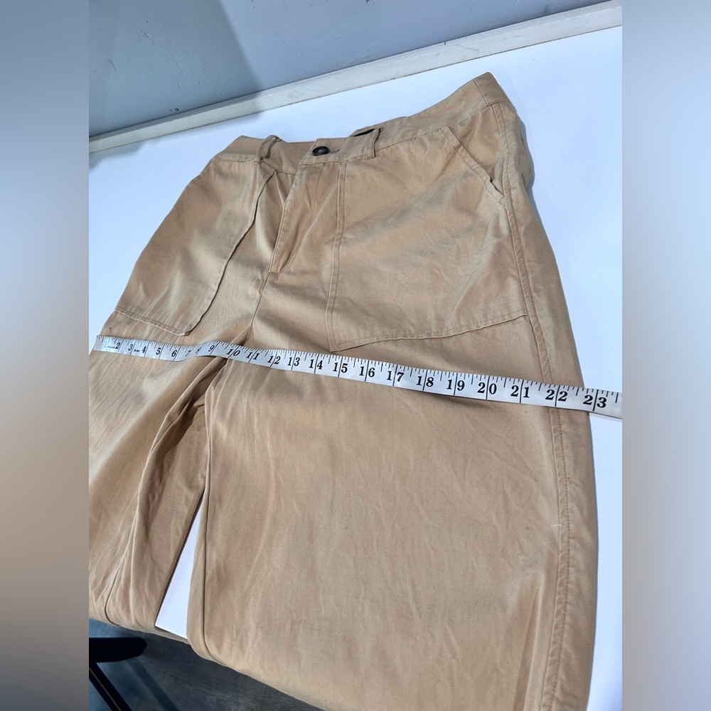 Who What Wear Beige Cotton pants size:8 - Picture 9 of 16